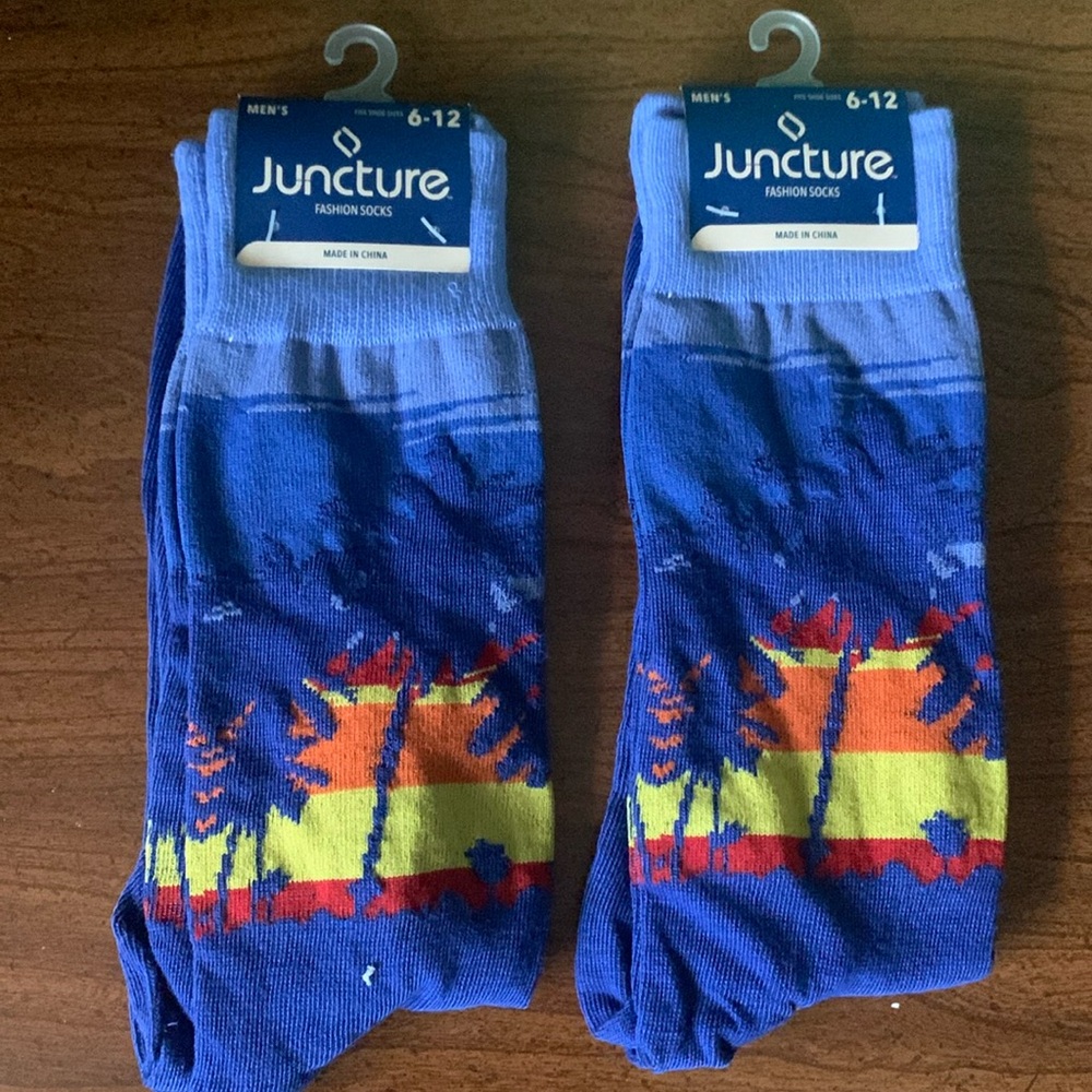 *5/$5* It’s bundle time! NWOT 2pc Juncture Sunset Sock Set